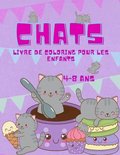 Livre de coloriage de chats pour les enfants de 4 a 8 ans