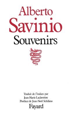 Alberto Savinio - Souvenirs, Häftad