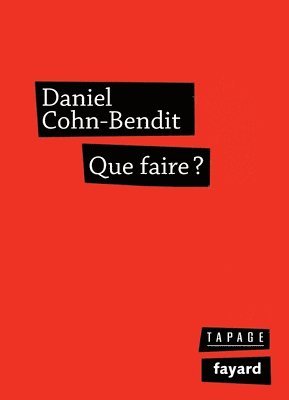 Daniel Cohn-Bendit - Que faire ?, Häftad