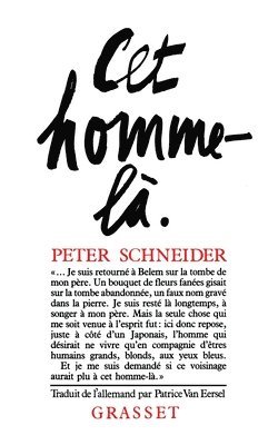 Peter Schneider - CET Homme La, Häftad