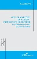 Hatto Ronald - ONU et maintien de la paix, Häftad. Tillgänglighet: Lägg i varukorg