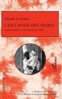 Olympes de Gouges, Sylvie Chalaye - L'esclavage des nègres, Häftad