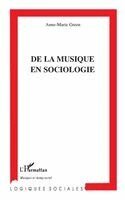 De la musique en sociologie