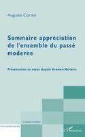 Angèle Kremer-Marietti - Sommaire appréciation de l'ensemble du passé moderne, Häftad. Tillgänglighet: Lägg i varukorg