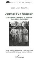 Sophie de Lastours - Journal d'un fantassin, Häftad. Tillgänglighet: Lägg i varukorg