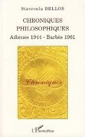 Stavroula Bellos - Chroniques philosophiques, Häftad. Tillgänglighet: Lägg i varukorg