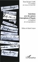 Jean-Jacques Luthi - Entretiens avec des auteurs francophones d'Egypte, Häftad