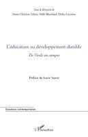 Zelem Marie Christine - L'éducation au développement durable, Häftad