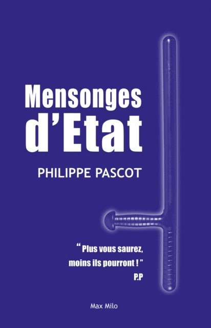 Philippe Pascot - Mensonges d'État, E-bok. Tillgänglighet: Lägg i varukorg