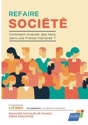 Ssf Semaines Sociales de France - Refaire société, Häftad
