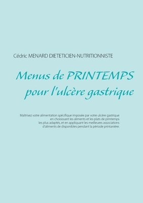 Cédric Menard - Menus de printemps pour l'ulcère gastrique, Häftad