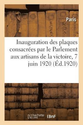 Inauguration Solennelle Dans La Salle Des Séances Du Conseil Municipal Des Plaques