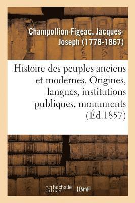 Histoire des peuples anciens et modernes