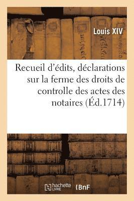 Louis XIV, Conseil d'Etat - Recueil des édits, déclarations, ordonnances, tarifs, arrests, reglemens et instructions, Häftad