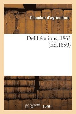 Achille Segard - Délibérations, 1863, Häftad. Tillgänglighet: Lägg i varukorg