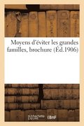 Moyens d'�viter les grandes familles, brochure