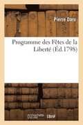 Programme des Ftes de la Libert