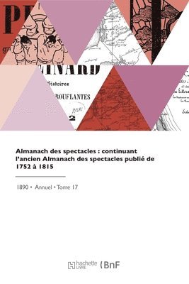 Albert Soubies - Almanach des spectacles, Häftad