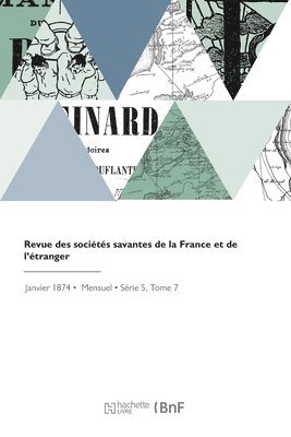 Ministère de l'Instruction Publique - Revue des sociétés savantes de la France et de l'étranger, Häftad. Tillgänglighet: Lägg i varukorg