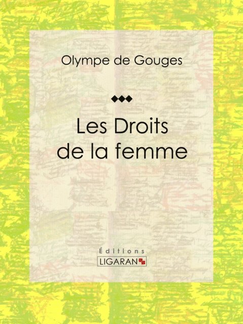 Ligaran, Olympe de Gouges - Les Droits de la femme, E-bok