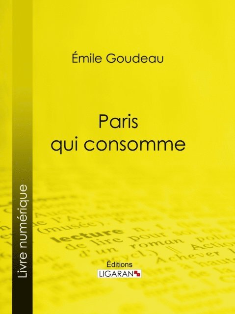 Ligaran, Emile Goudeau - Paris qui consomme, E-bok