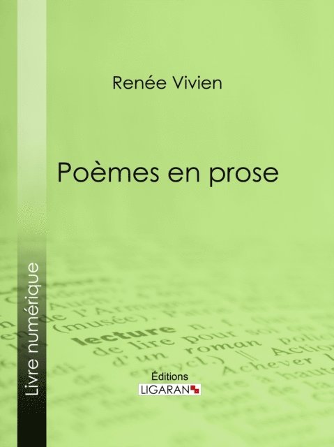 Ligaran, Renee Vivien - Poèmes en prose, E-bok