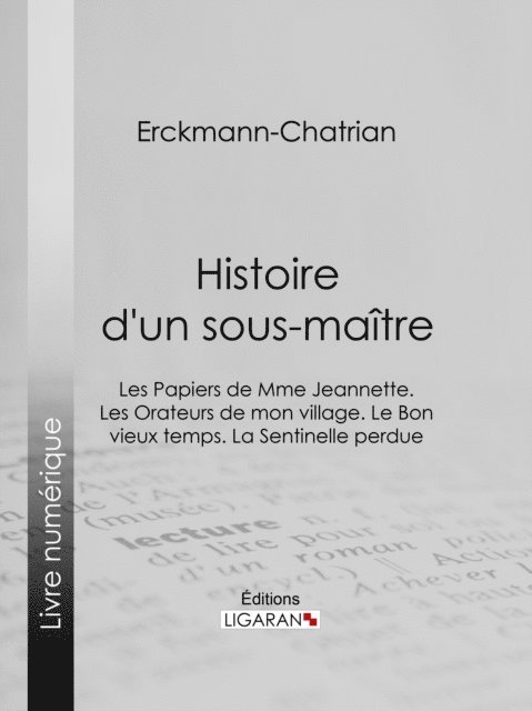 Histoire d'un sous-maître