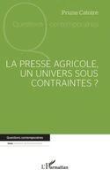 presse agricole, un univers sous contraintes ?