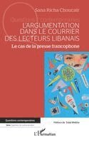 L'argumentation dans le courrier des lecteurs libanais