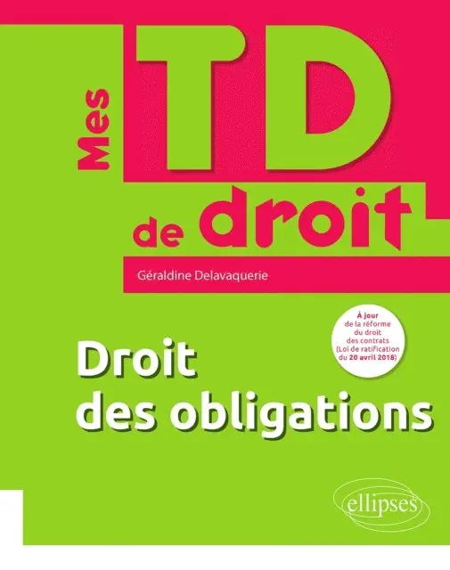 DELAVAQUERIE - Droit des obligations, E-bok. Tillgänglighet: Lägg i varukorg