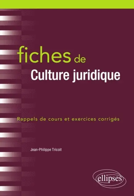 TRICOIT - Fiches de Culture juridique, E-bok. Tillgänglighet: Lägg i varukorg
