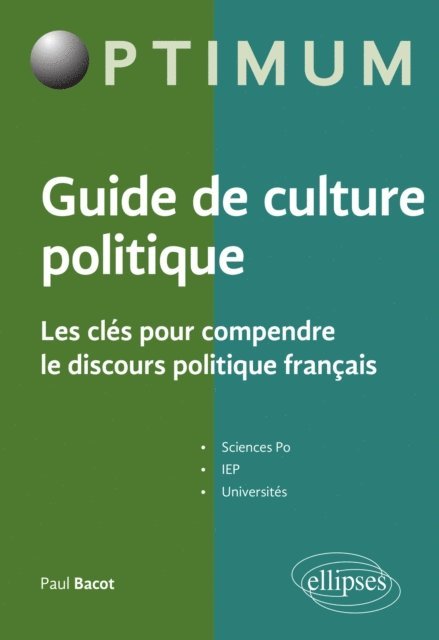 Paul Bacot - Guide de culture politique - Les clés pour comprendre le discours politique français, E-bok. Tillgänglighet: Lägg i varukorg