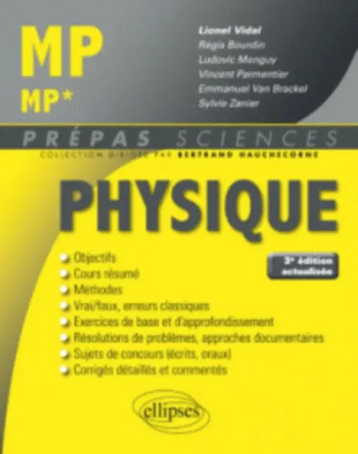 Vidal - Physique MP/MP* - 3e édition actualisée, E-bok. Tillgänglighet: Lägg i varukorg