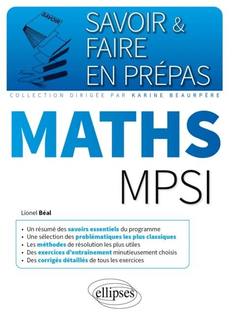 BEAL - Maths MPSI, E-bok. Tillgänglighet: Lägg i varukorg