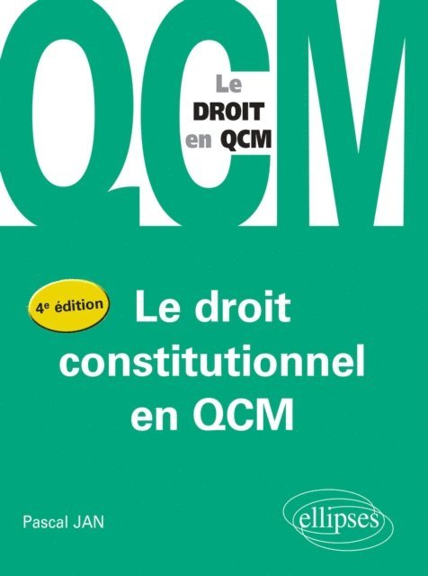 Jan - Le droit constitutionel en QCM - 4ème édition, E-bok. Tillgänglighet: Lägg i varukorg