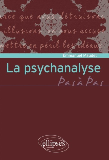 Emmanuel Maudet - La psychanalyse, E-bok. Tillgänglighet: Lägg i varukorg
