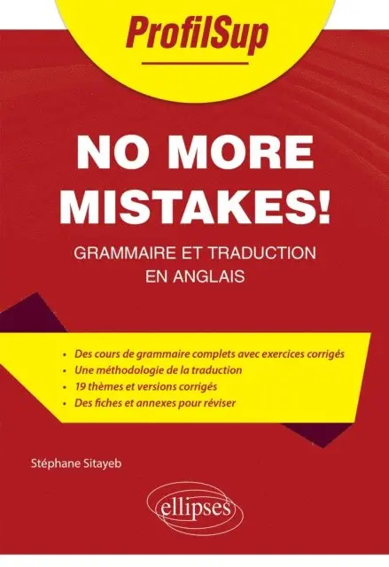 Stephane Sitayeb - No more mistakes! Grammaire et traduction en anglais, E-bok. Tillgänglighet: Lägg i varukorg