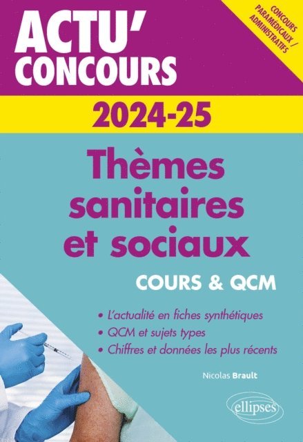 Nicolas Brault - Thèmes sanitaires et sociaux 2024-2025 - Cours et QCM, E-bok