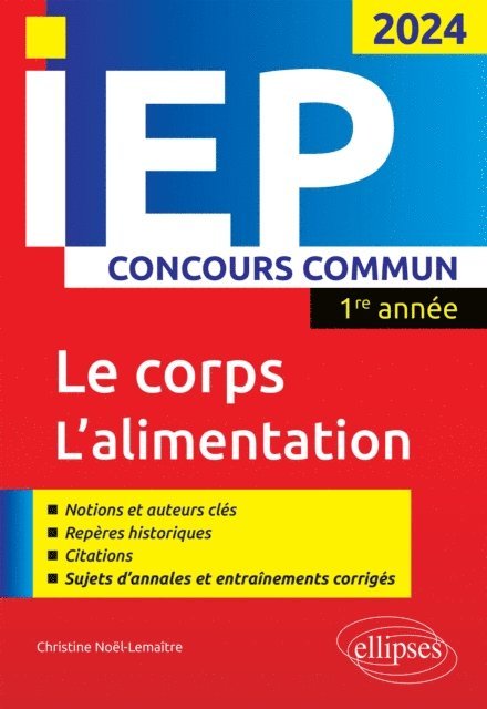 Christine Noel-Lemaitre - Concours commun IEP 2024, E-bok
