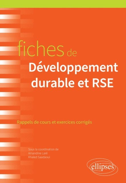 Khaled (doublon) Saadaoui, Amandine Lare - Fiches de Développement durable et RSE, E-bok