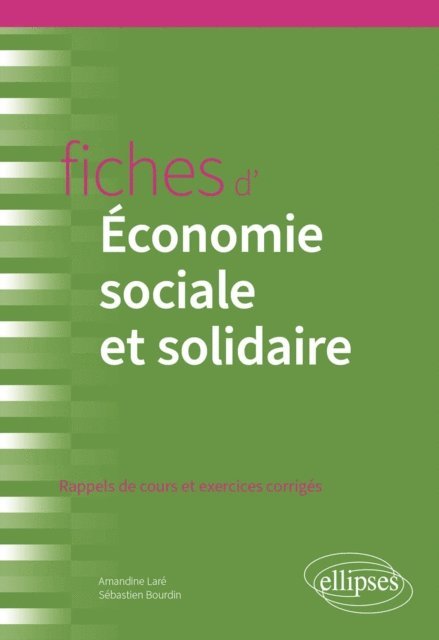 Amandine Lare, Sebastien Bourdin - Fiches d'Économie sociale et solidaire, E-bok