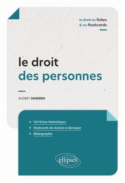 Audrey Damiens - droit des personnes en fiches et en flashcards, E-bok. Tillgänglighet: Lägg i varukorg