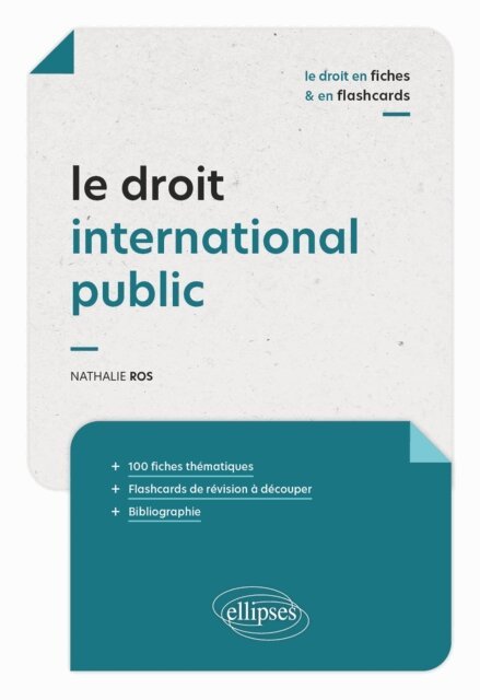 Nathalie Ros - droit international public en fiches et en flashcards, E-bok