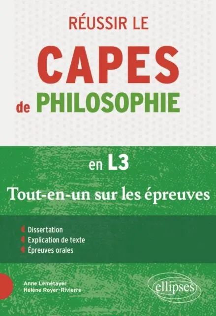 Helene Royer-Rivierre, Anne Lemetayer - Reussir le CAPES de Philosophie, E-bok. Tillgänglighet: Lägg i varukorg