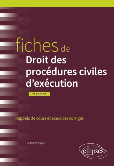 Guillaume Payan - Fiches de Droit des procedures civiles d'execution, E-bok. Tillgänglighet: Lägg i varukorg