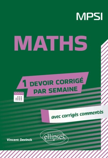 Vincent Devinck - Maths. MPSI, E-bok. Tillgänglighet: Lägg i varukorg