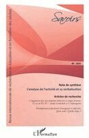 Philippe Carré - L'analyse de l'activité et sa verbalisation, Häftad
