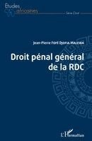 Droit pénal général de la RDC