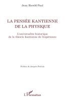 pensée kantienne de la physique