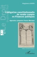 L'obligation constitutionnelle de rendre compte en Finances publiques